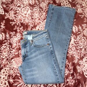 Levi's Women's Sky Blue Super Low Bootcut 518 Jeans Size 9 Long